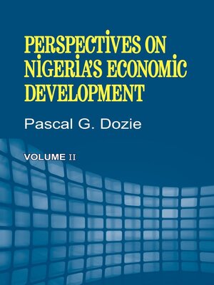 cover image of Perspectives on Nigeria's Economic Development Volume II